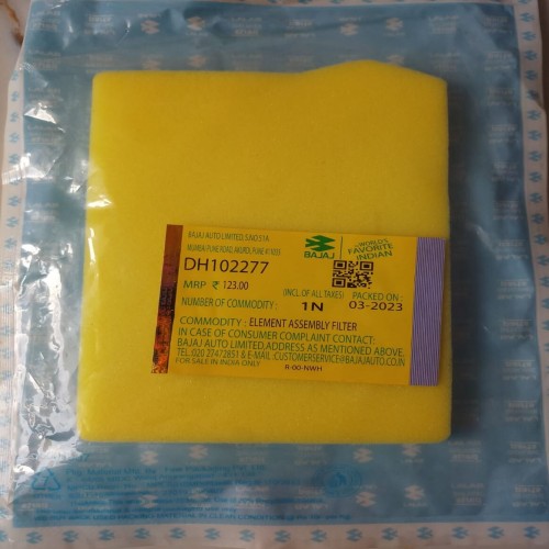 Air Cleaner Foam Bajaj - DH102277